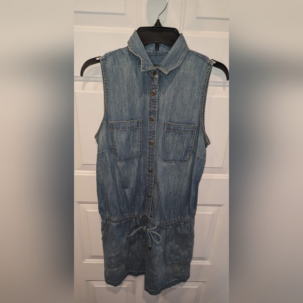 LRL Lauren Jeans Co. Ralph Lauren Denim Romper Size 8 Used- Like New Condition